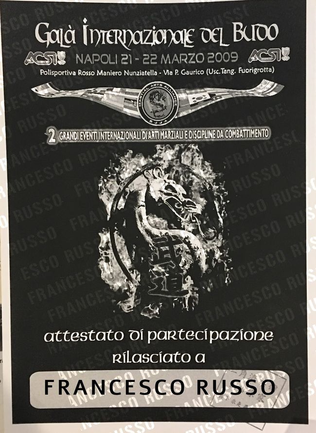 Attestato istruttore
