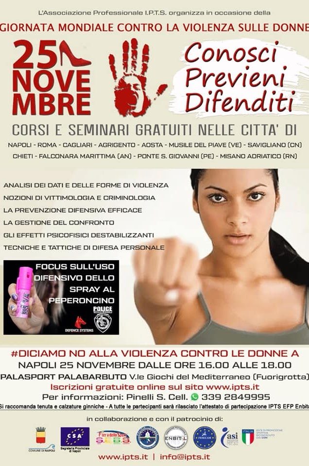 Giornata mondiale contro la violenza sulle donne — Conosci, Previeni, Difenditi
