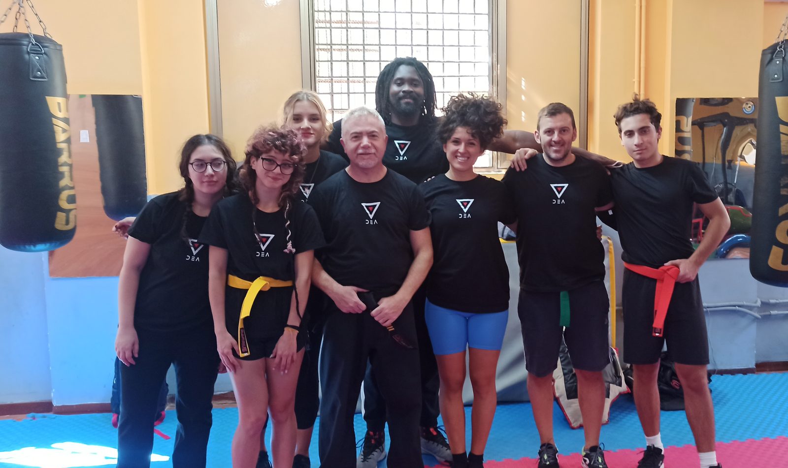 Gruppo allievi Sistema D.E.A. a fine allenamento
