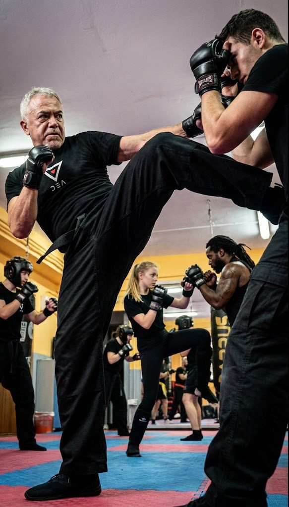 Tecnica di calcio, allenamento Krav Maga D.E.A.